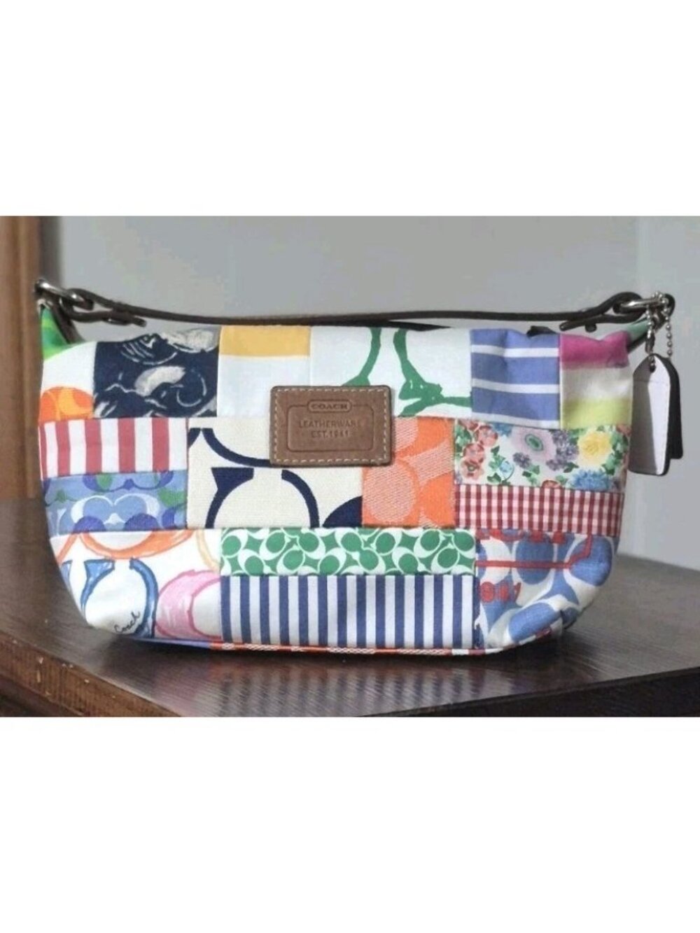 Vintage Coach Y2K Hampton Weekend Weekend Patchwork Mini Bag **NEW**